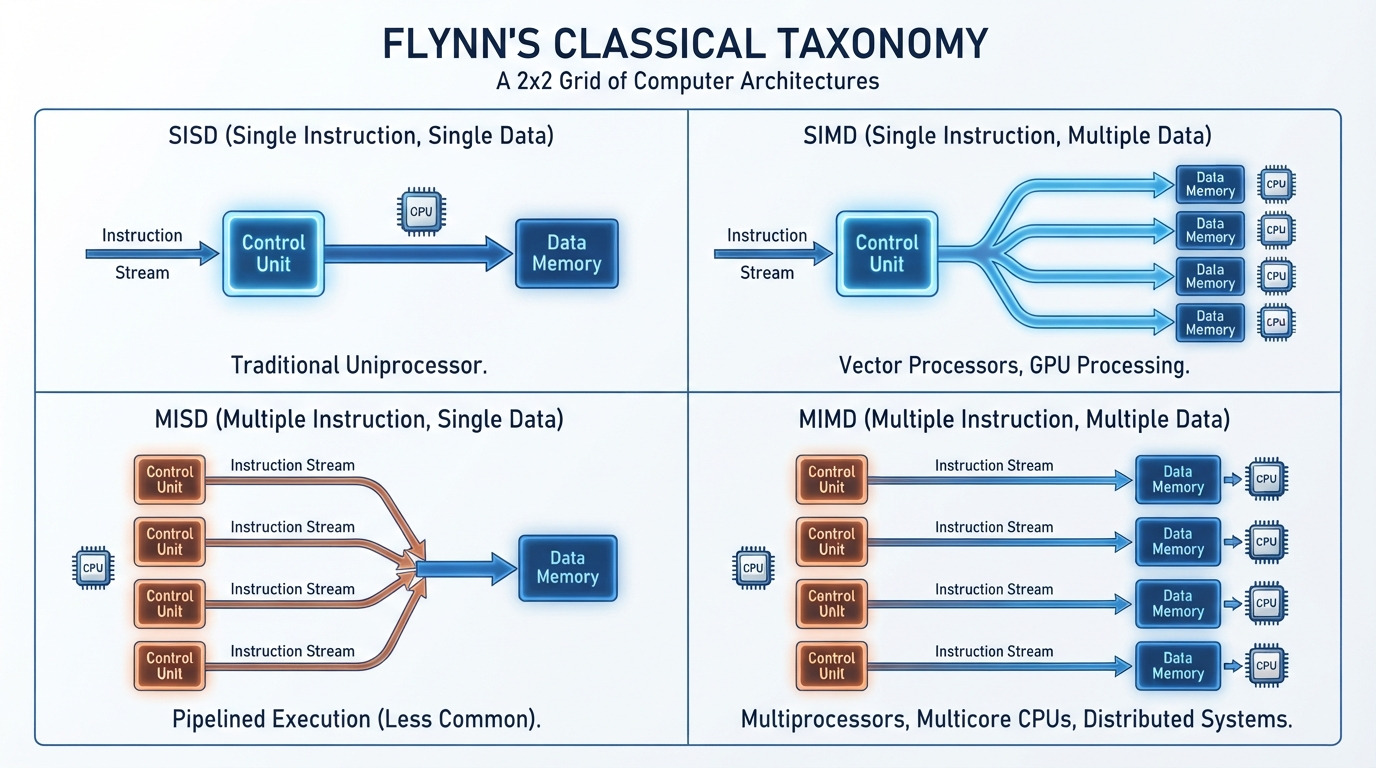 Taxonomía clásica de Flynn
