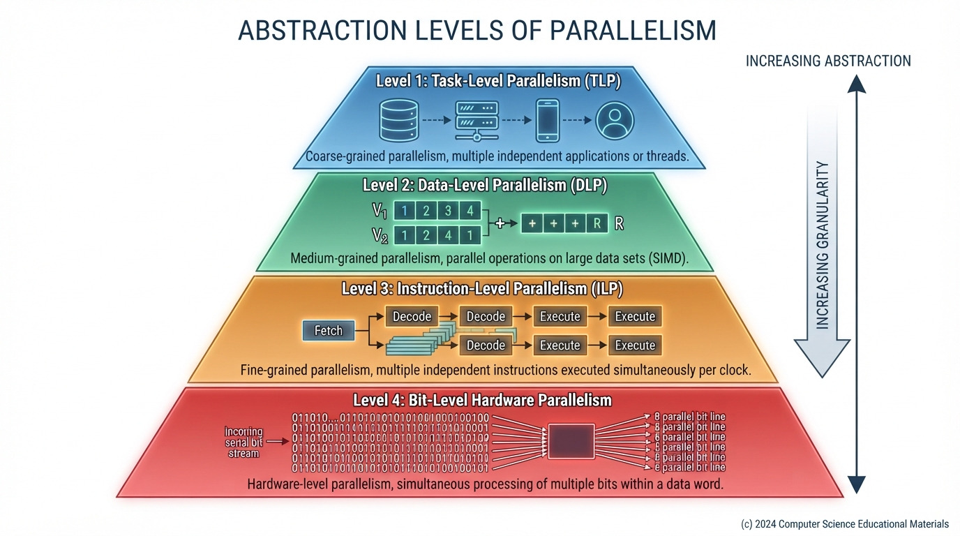 Niveles de abstracción del paralelismo